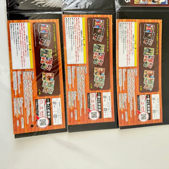Three‎ One Piece Ichiban Kuji Prize Visual Art Sheet Clear File Poster - Picture 6 of 12